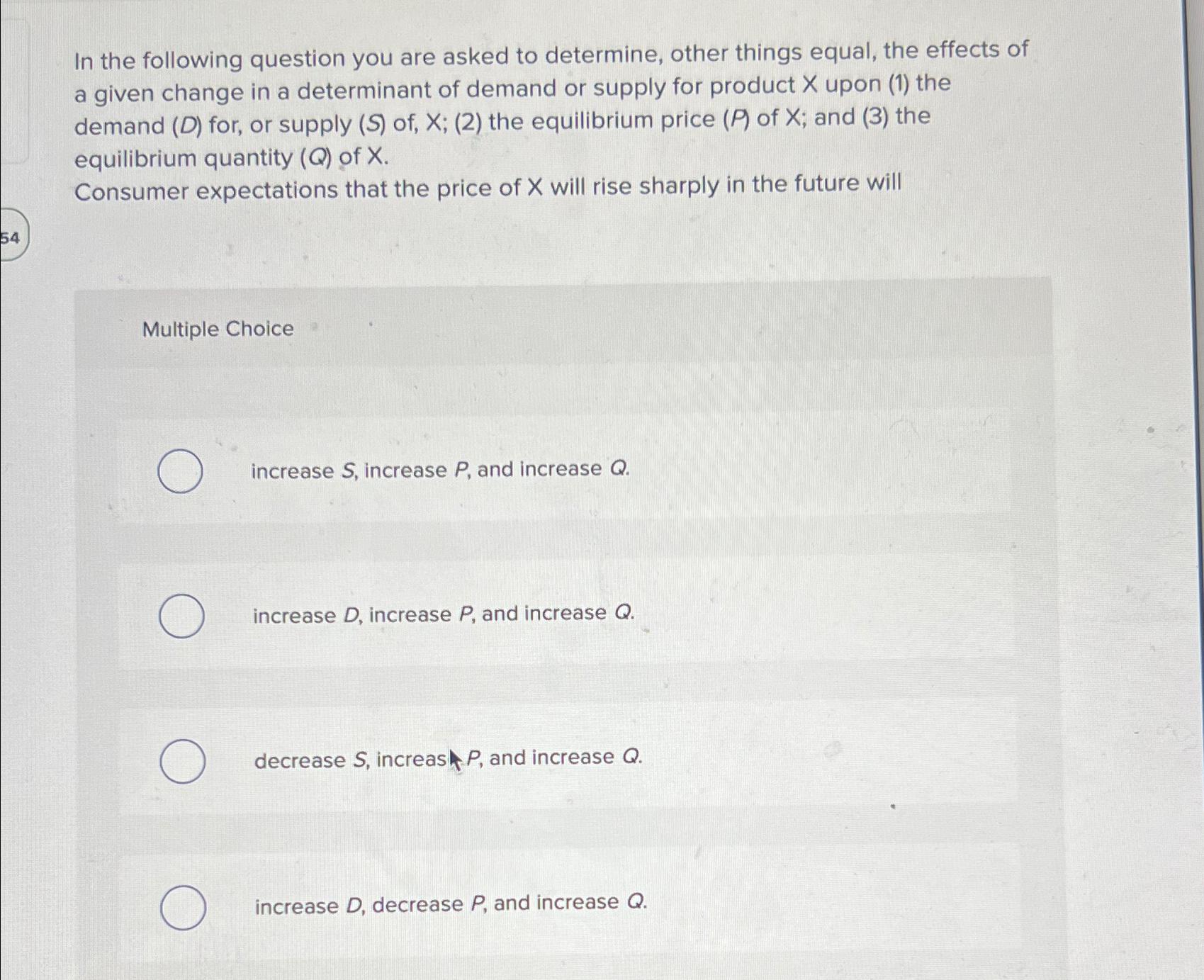 Solved In the following question you are asked to determine, | Chegg.com