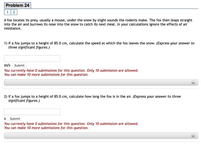 SOLVED 1 2 A FOX LOCATES ITS PREY USUALLY A MOUSE UNDER visual data 3