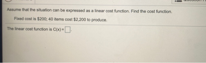 Solved Assume that the situation can be expressed as a | Chegg.com