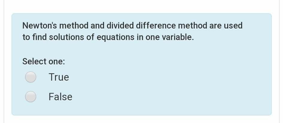 Solved Newton's method and divided difference method are | Chegg.com