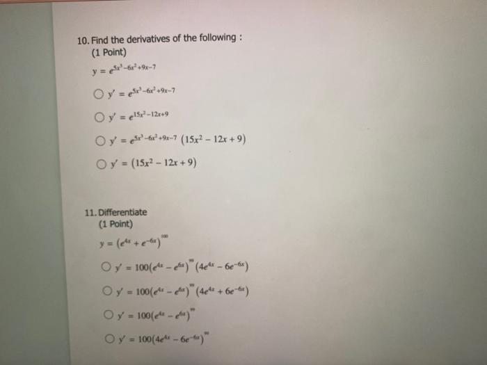 Solved 2. Find the derivatives of following inverse | Chegg.com