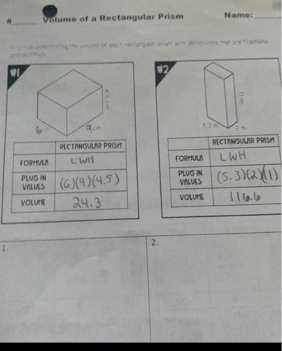 Solved Practice determining the volume of each rectangle or | Chegg.com