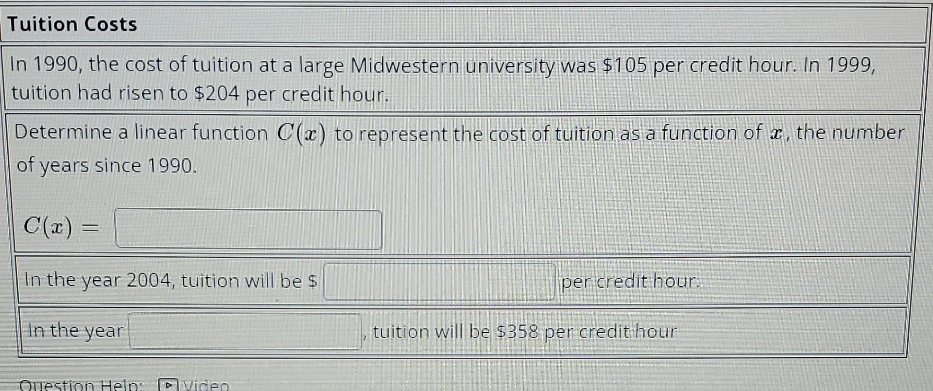Solved In 1990 The Cost Of Tuition At A Large Midwestern Chegg solved-in-1990-the-cost-of-tuition-at-a-large-midwestern-chegg
