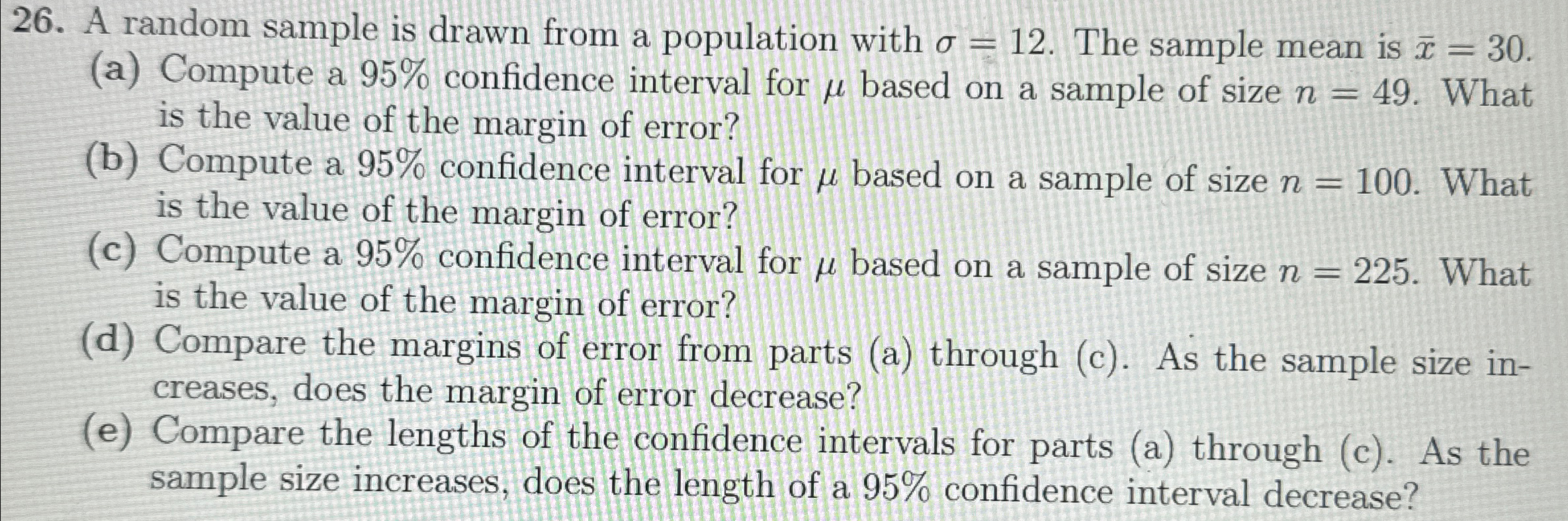 Solved Please remember to find both the confidence interval | Chegg.com