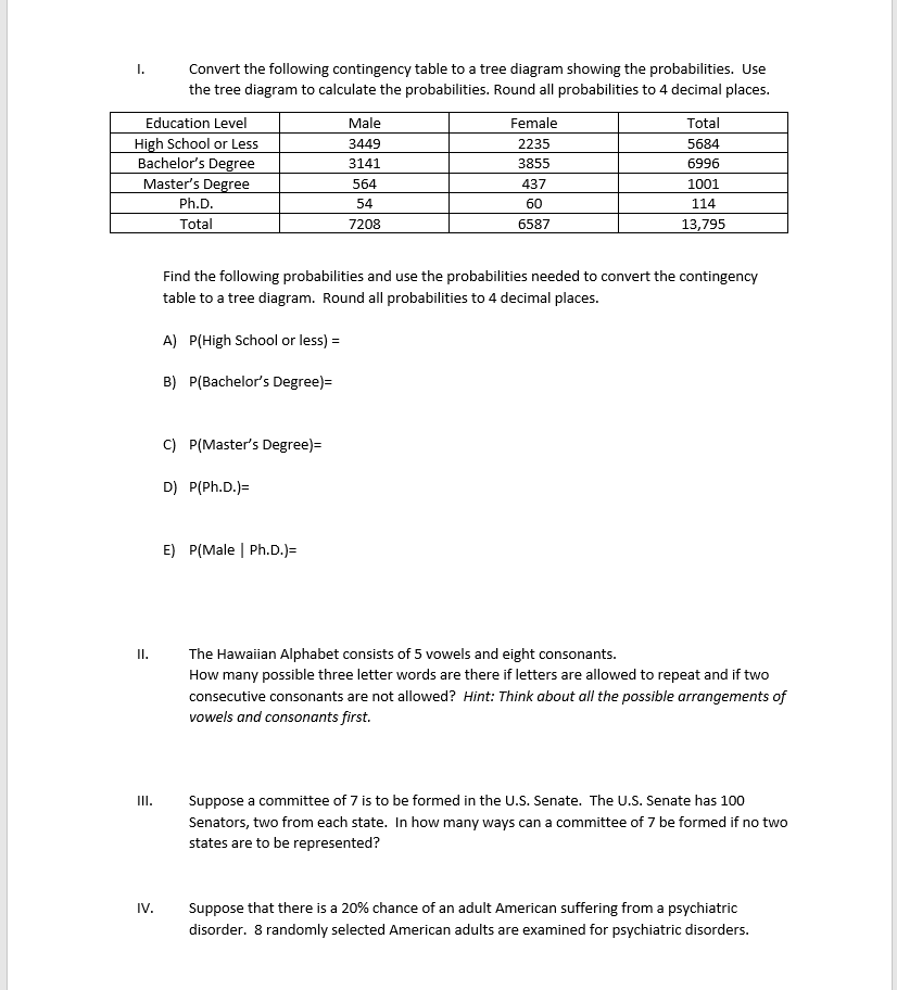Solved Need help with the following questions. | Chegg.com