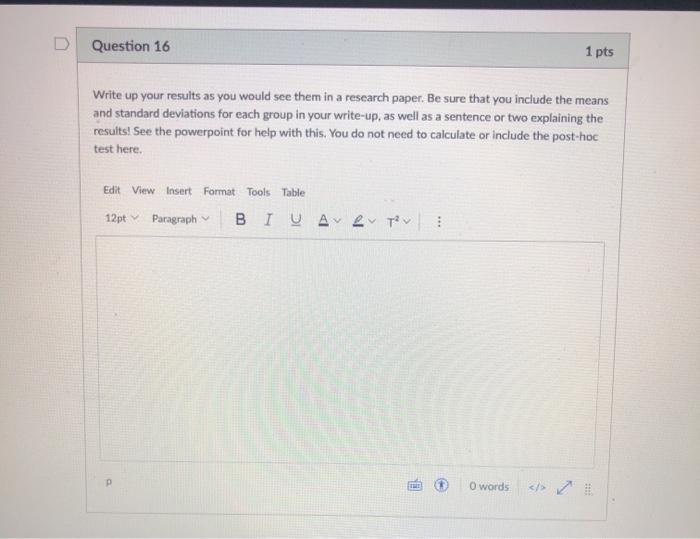 Solved Question 6 1 pts There are lots of steps we need to | Chegg.com
