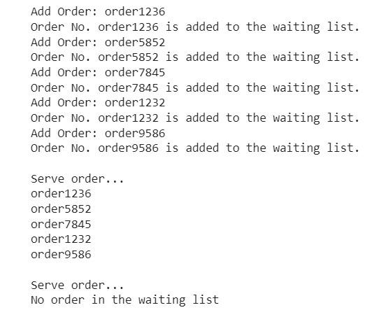 Solved You are asked to develop a simple order manager tool | Chegg.com