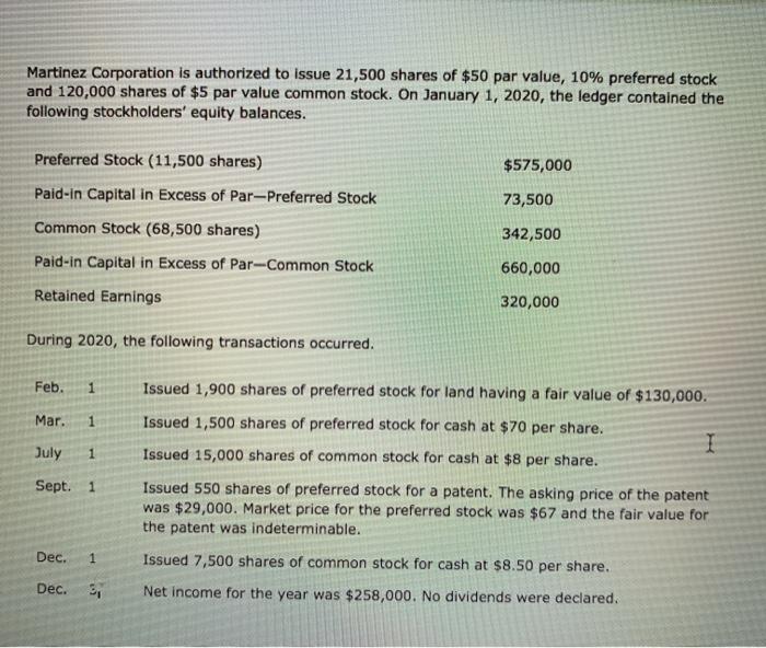 solved-martinez-corporation-is-authorized-to-issue-21-500-chegg