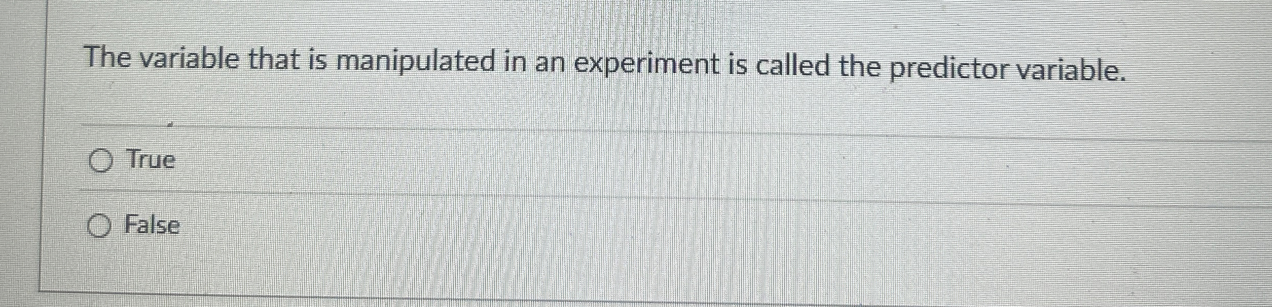 Solved The variable that is manipulated in an experiment is | Chegg.com