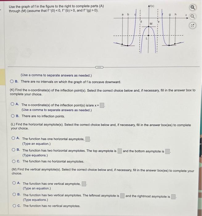 Solved Use the graph of f in the figure to the right to | Chegg.com