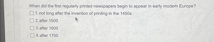 before the invention of newspapers the main source