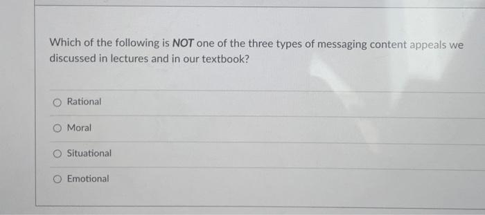 Solved D Question 2 4 pts Which of the following is NOT one | Chegg.com