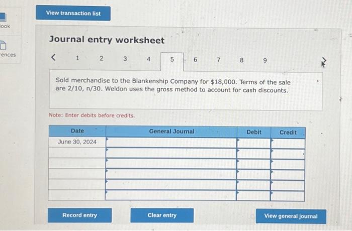 Solved Journal entry worksheet 12345÷6 89 Sold stock with a | Chegg.com