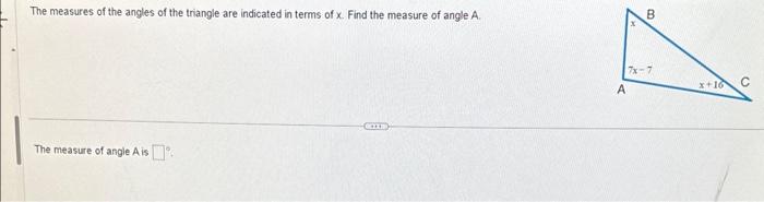 what is the total angle measure of triangle