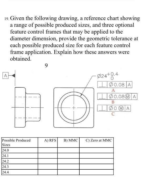 Solved 19 Given The Following Drawing A Reference Chart Chegg Solved 19 Given The Following Drawing A Reference Chart Chegg