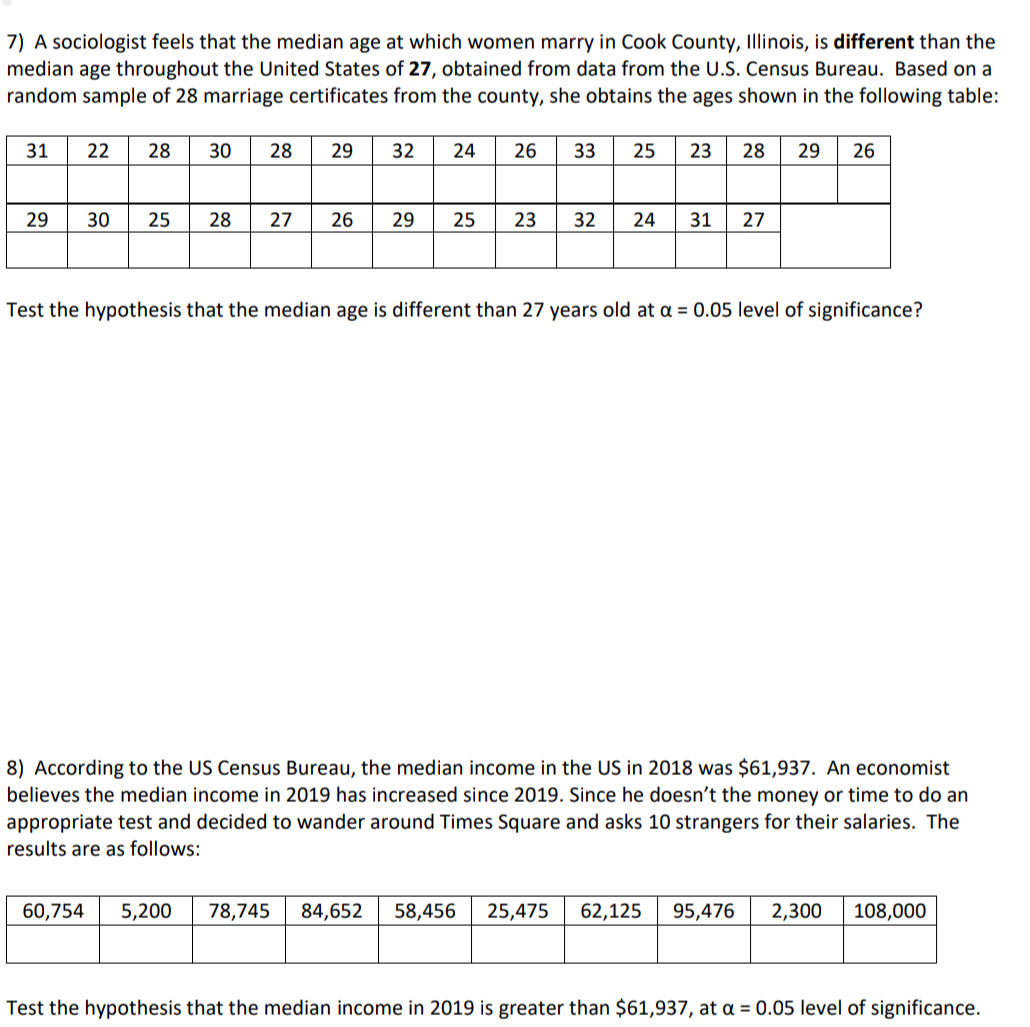 Solved 5) The following table summarizes the sample mean | Chegg.com