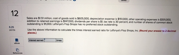 Solved Sales are $1.51 million, cost of goods sold is | Chegg.com