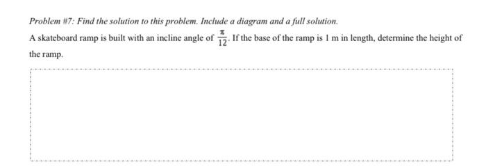 Solved Problem \#7: Find the solution to this problem. | Chegg.com