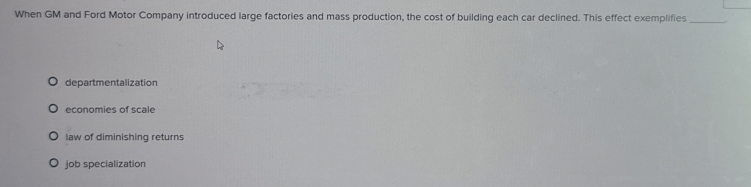 Solved When GM and Ford Motor Company introduced large