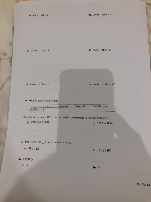 Solved 11 Divide 655 16 Divide 3506 27 14 Divide 2454 Chegg Solved 11 Divide 655 16 Divide 3506 27 14 Divide 2454 Chegg