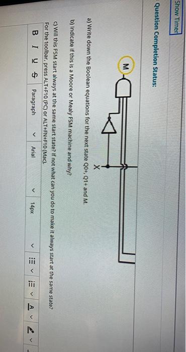 Solved Question Completion Status: For the sequential | Chegg.com
