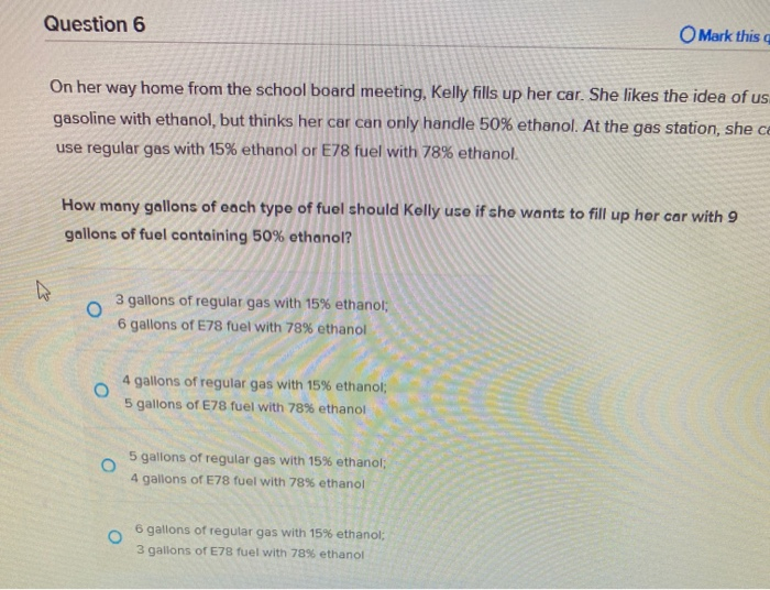 Solved Question 6 O Mark this On her way home from the | Chegg.com