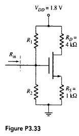 Solved Consider The Circuit Shown In Figure P3 33 The Transistor Chegg Com