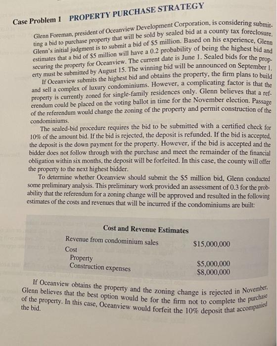 ビジネス・経済 Real Estate analysis in the information Solved Chapter Review Case Problem Property purchase | Chegg.com