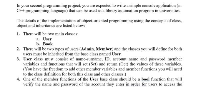 Solved I want to write a simple console application (in C++ | Chegg.com