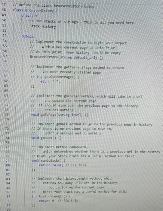 Solved It has to be in “C++” I'm having trouble writing this | Chegg.com