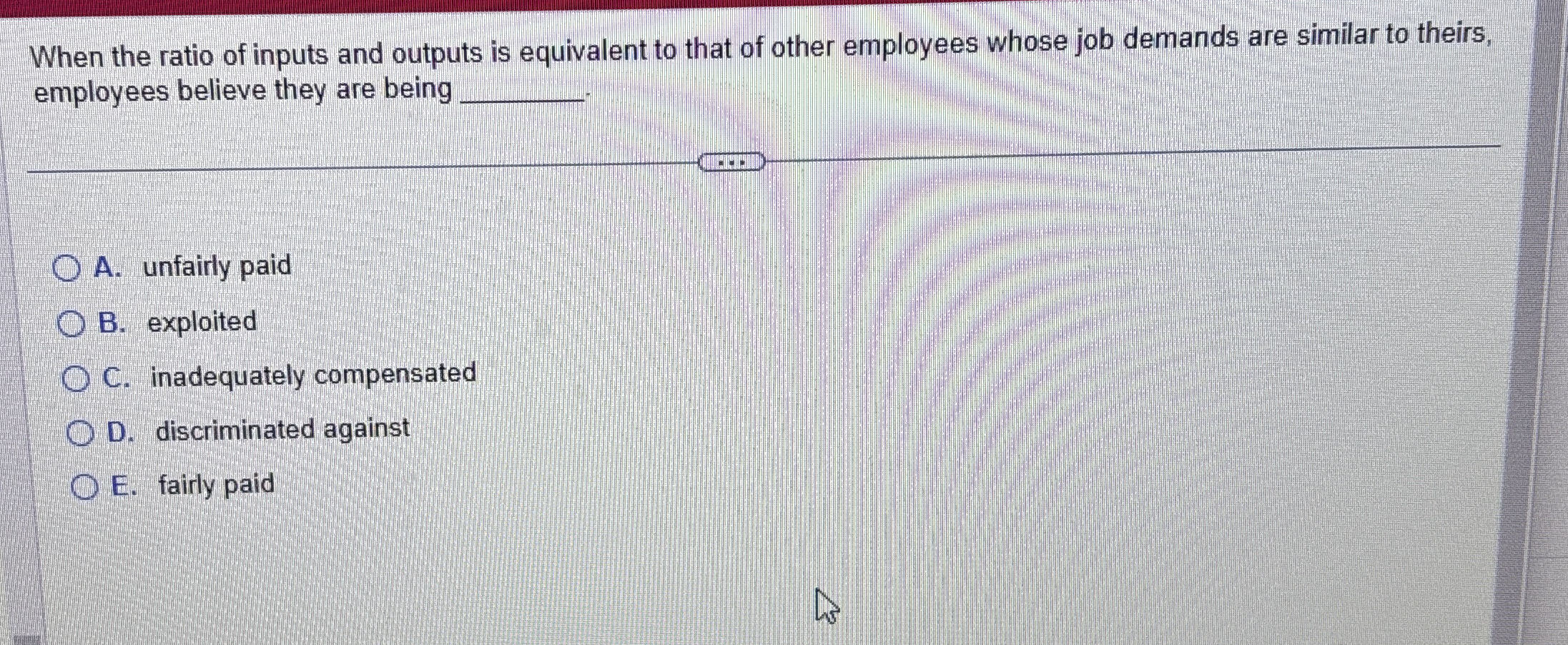 Solved When the ratio of inputs and outputs is equivalent to | Chegg.com