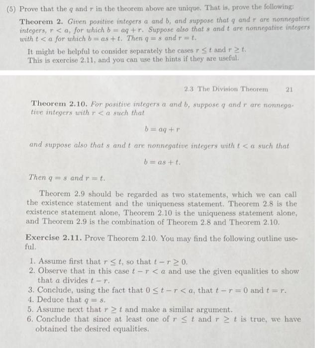 Solved Answer Question 5, Make sure its clear to read and | Chegg.com