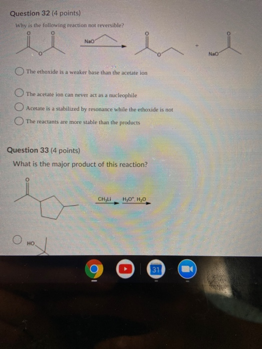 Which Of The Following Reactions Is Not Reversible Solved a. why is the following reaction not reversible b. | Chegg.com