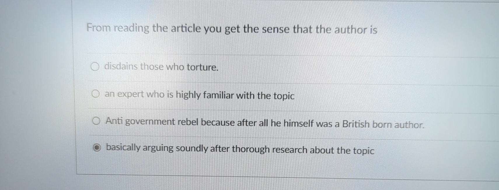 Solved From reading the article you get the sense that the | Chegg.com