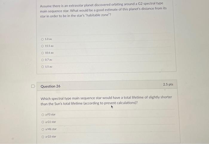 Solved Assume there is an extrasolar planet discovered | Chegg.com