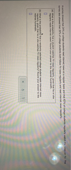 Solved A survey showed that 24% of college students read | Chegg.com