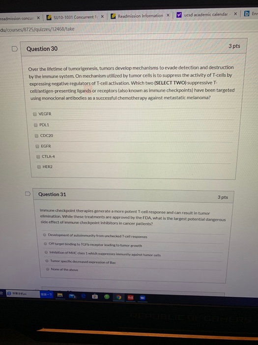 Solved Readmission Information X W Ucsd Academic Calendar...