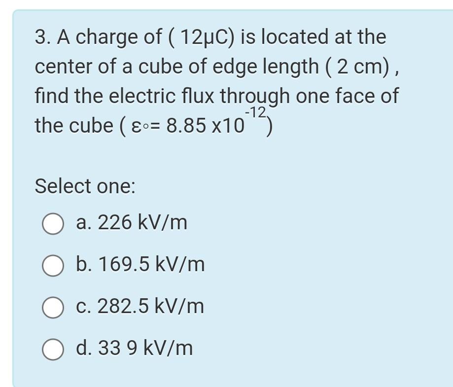 Solved 3. A charge of ( 12°C) is located at the center of a | Chegg.com