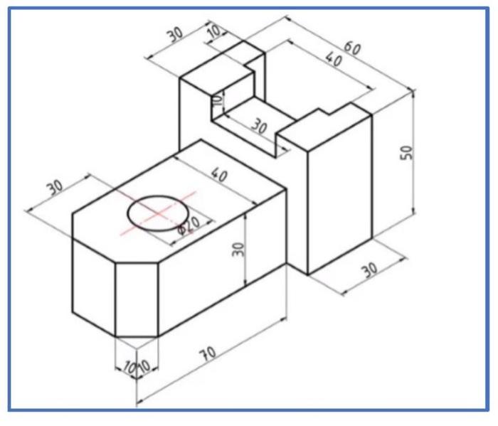 isometric drawings with dimensions