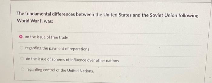 The fundamental differences between the United States | Chegg.com