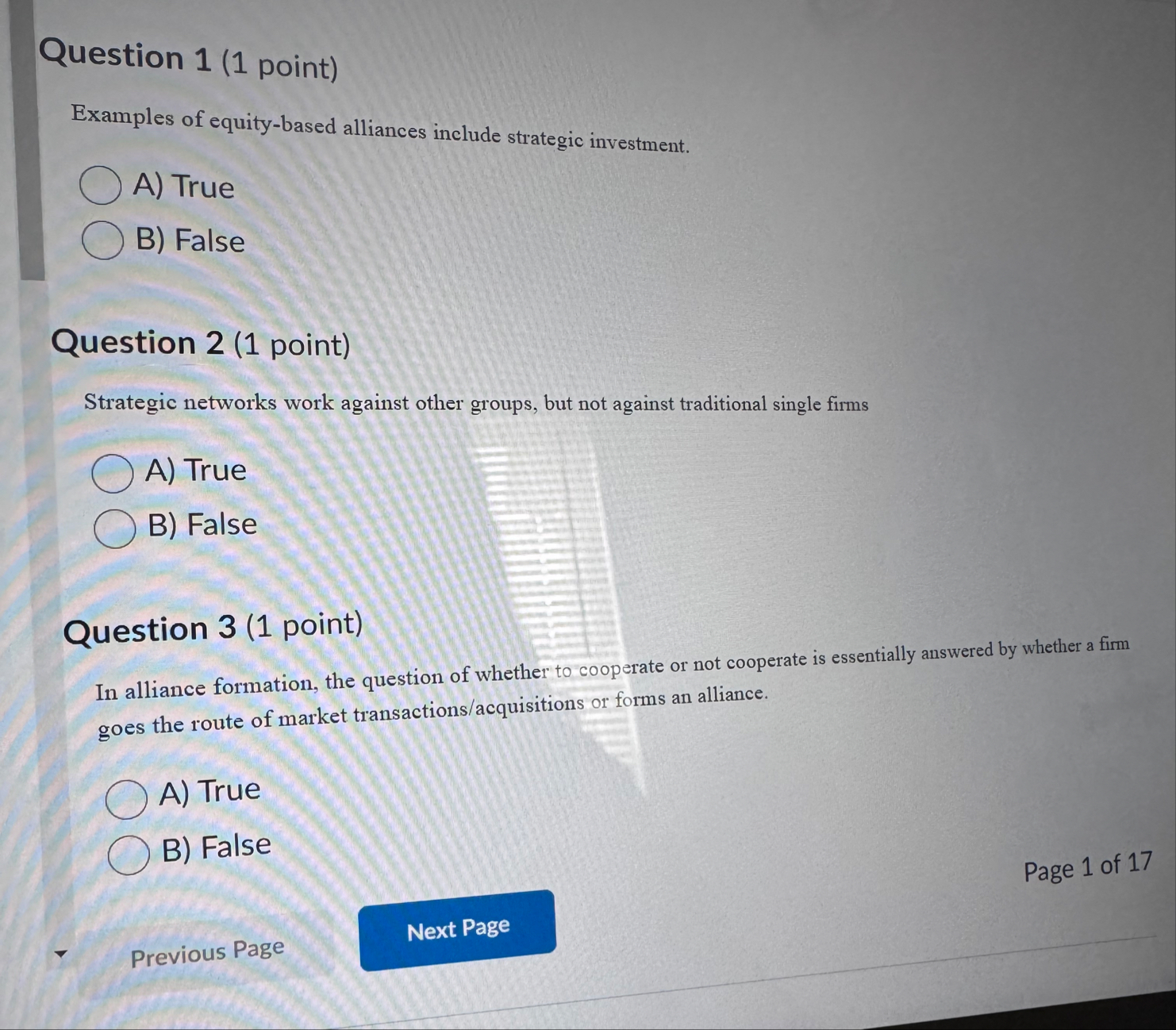 Solved Question 1 (1 ﻿point)Examples of equity-based | Chegg.com