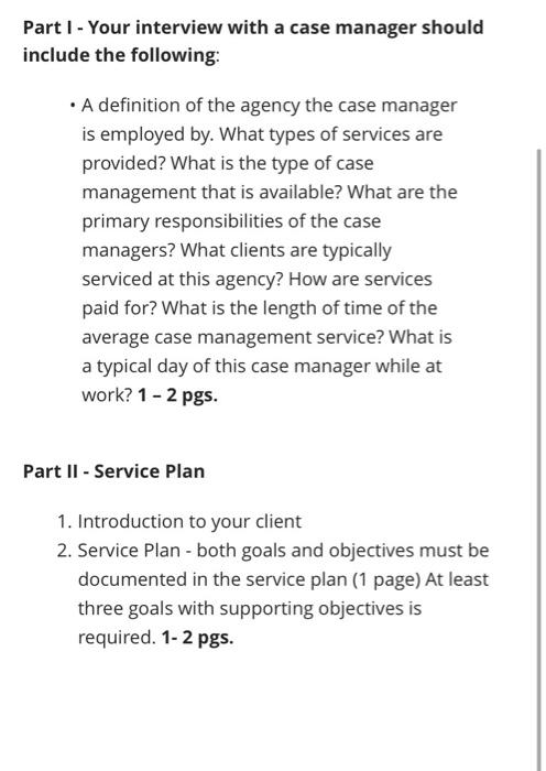 case study manager definition