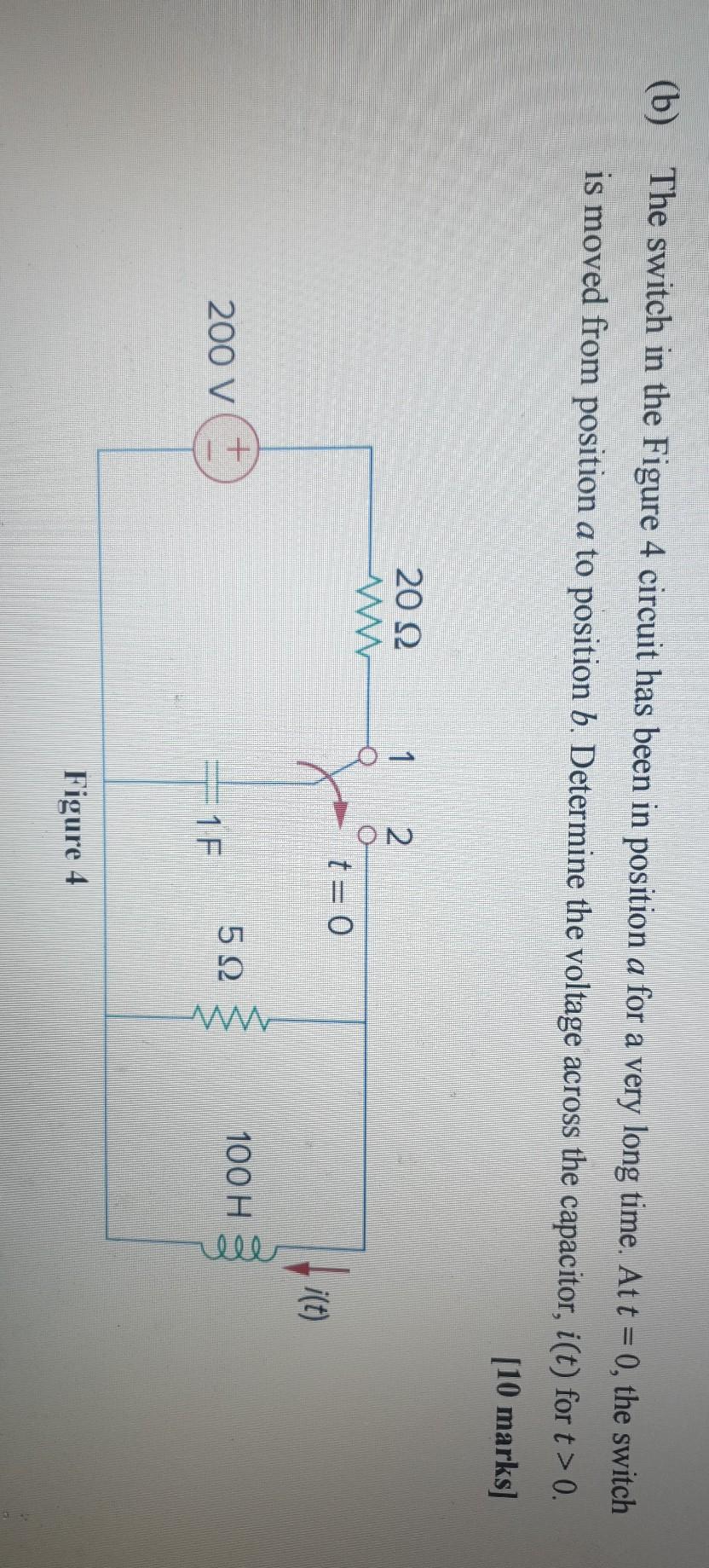 Solved QUESTION 3 (20 marks) (a) In the circuit shown in | Chegg.com