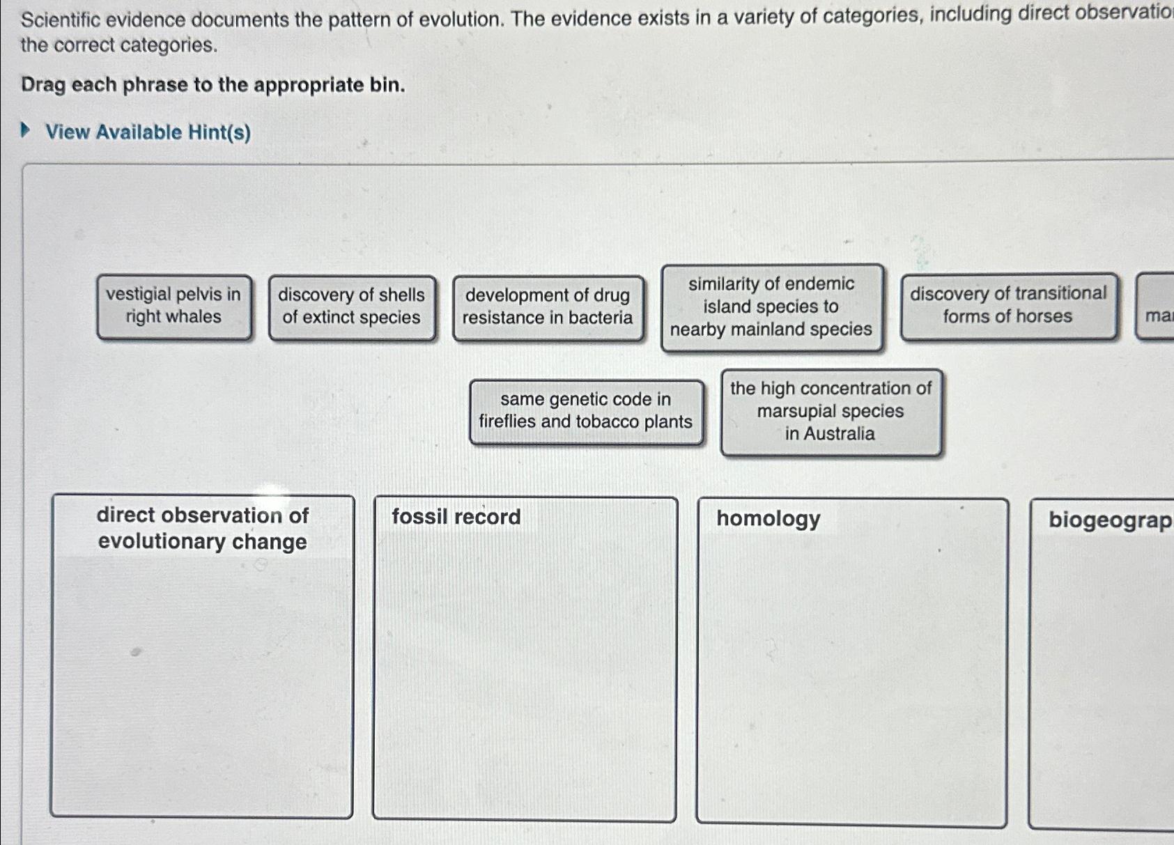 Solved Scientific evidence documents the pattern of | Chegg.com