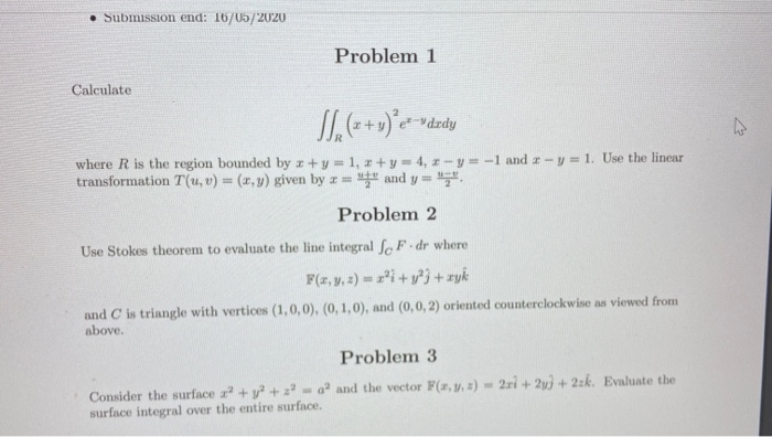 Solved Submission End 16 05 Problem 1 Calculate S Chegg Com