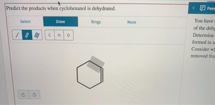 Predict The Products When Cyclohexanol Is Dehydrated