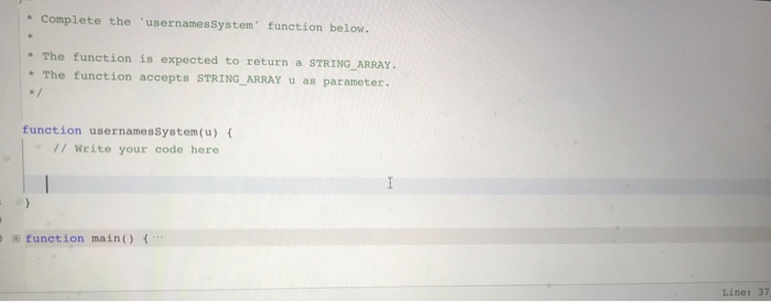 Solved ☆ Usernames System Create the username portion of a | Chegg.com
