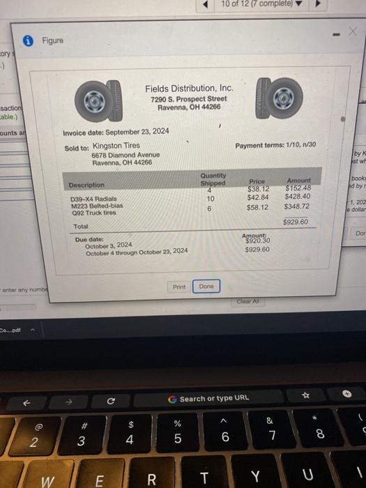Solved Kingston Tires uses a perpetual inventory system