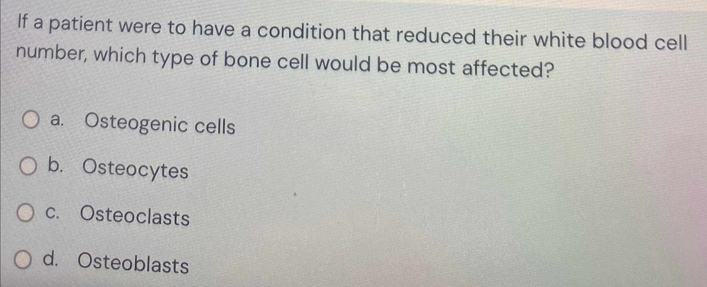 Solved If a patient were to have a condition that reduced | Chegg.com