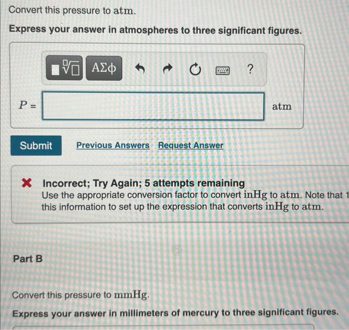 Solved The barometric pressure in Salt Lake City, Utah